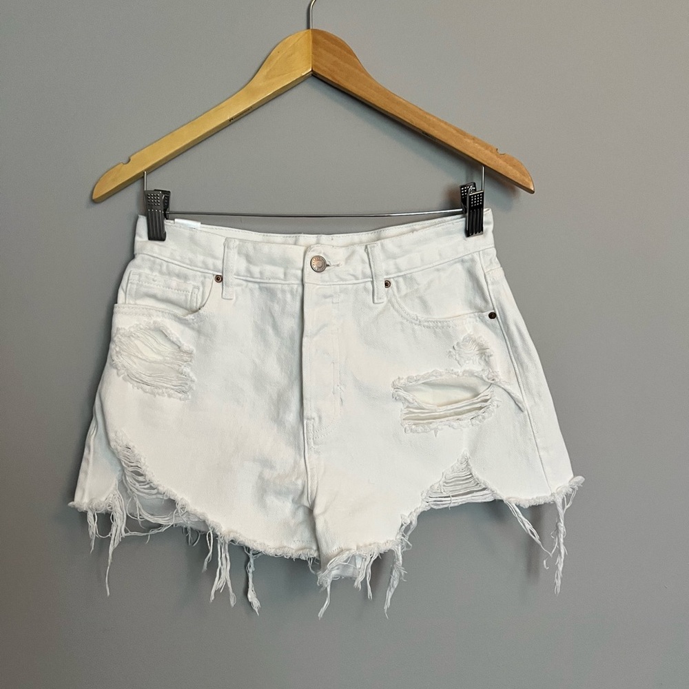 High waisted Pacsun distressed shorts